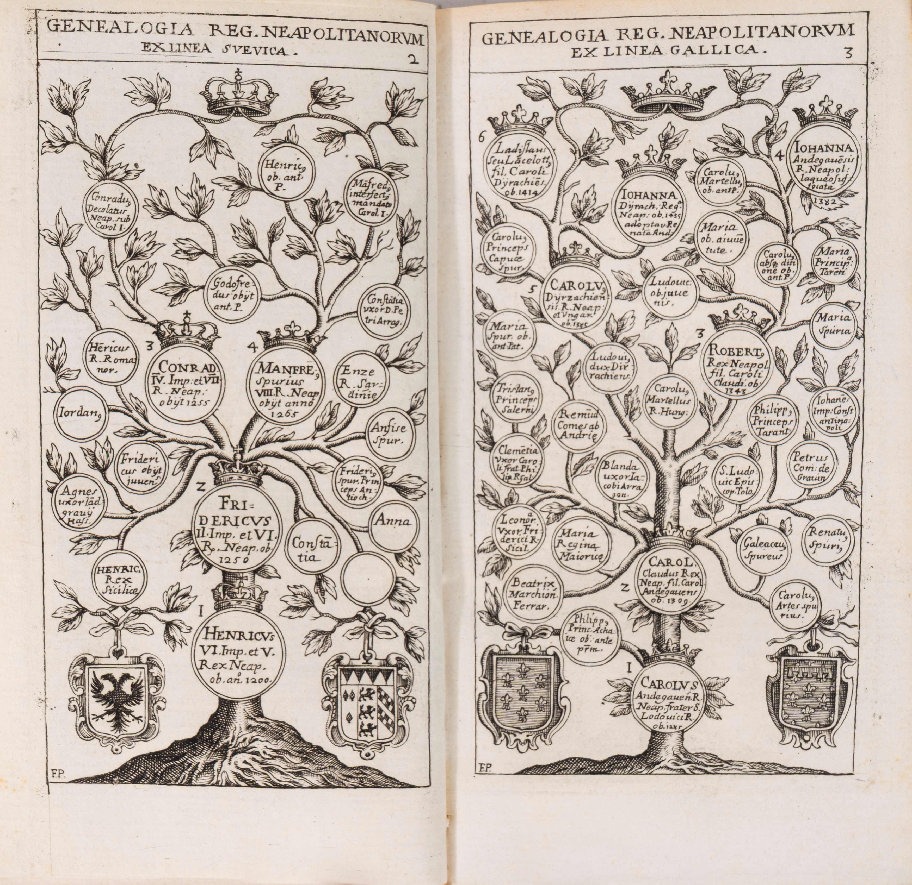 Compendio delle vite de i Re di Napoli con li ritratti al naturale