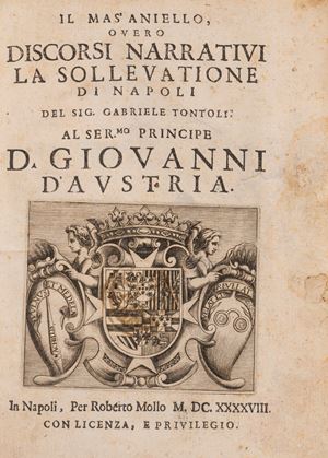 Mas&#39;aniello, or narrative discourses The uprising of Naples