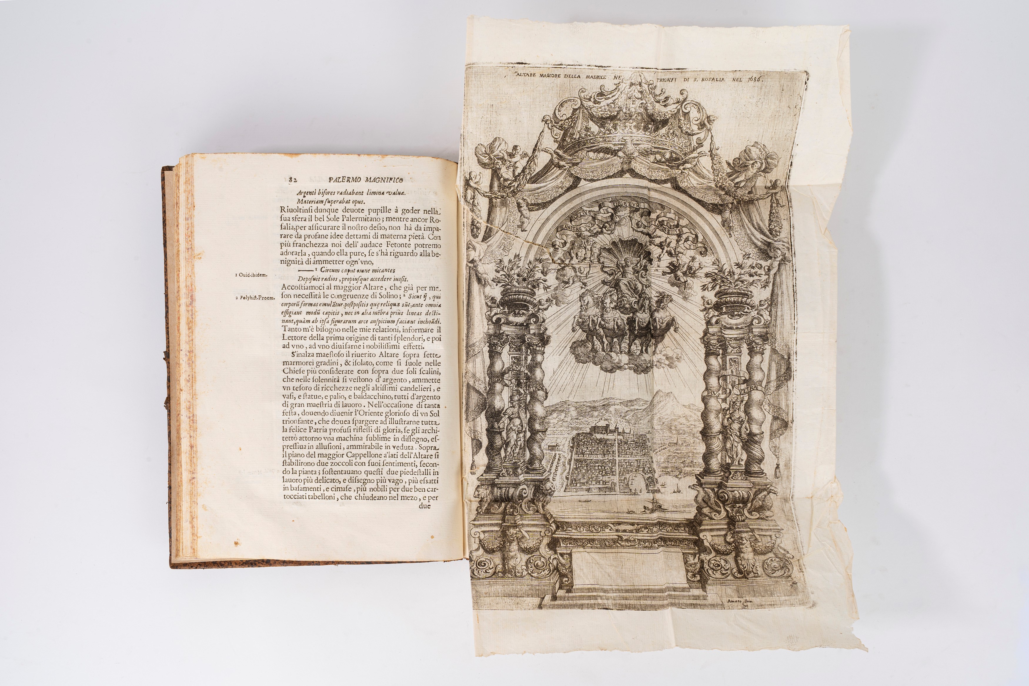 Palermo magnifico nel trionfo dell'anno MDCLXXXVI. rinovando le feste dell'Inventione della Glori...