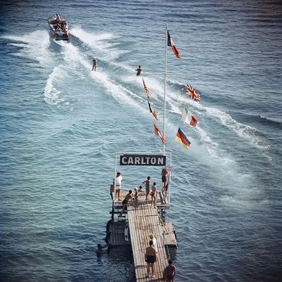 Cannes Watersports, C-print, 1958