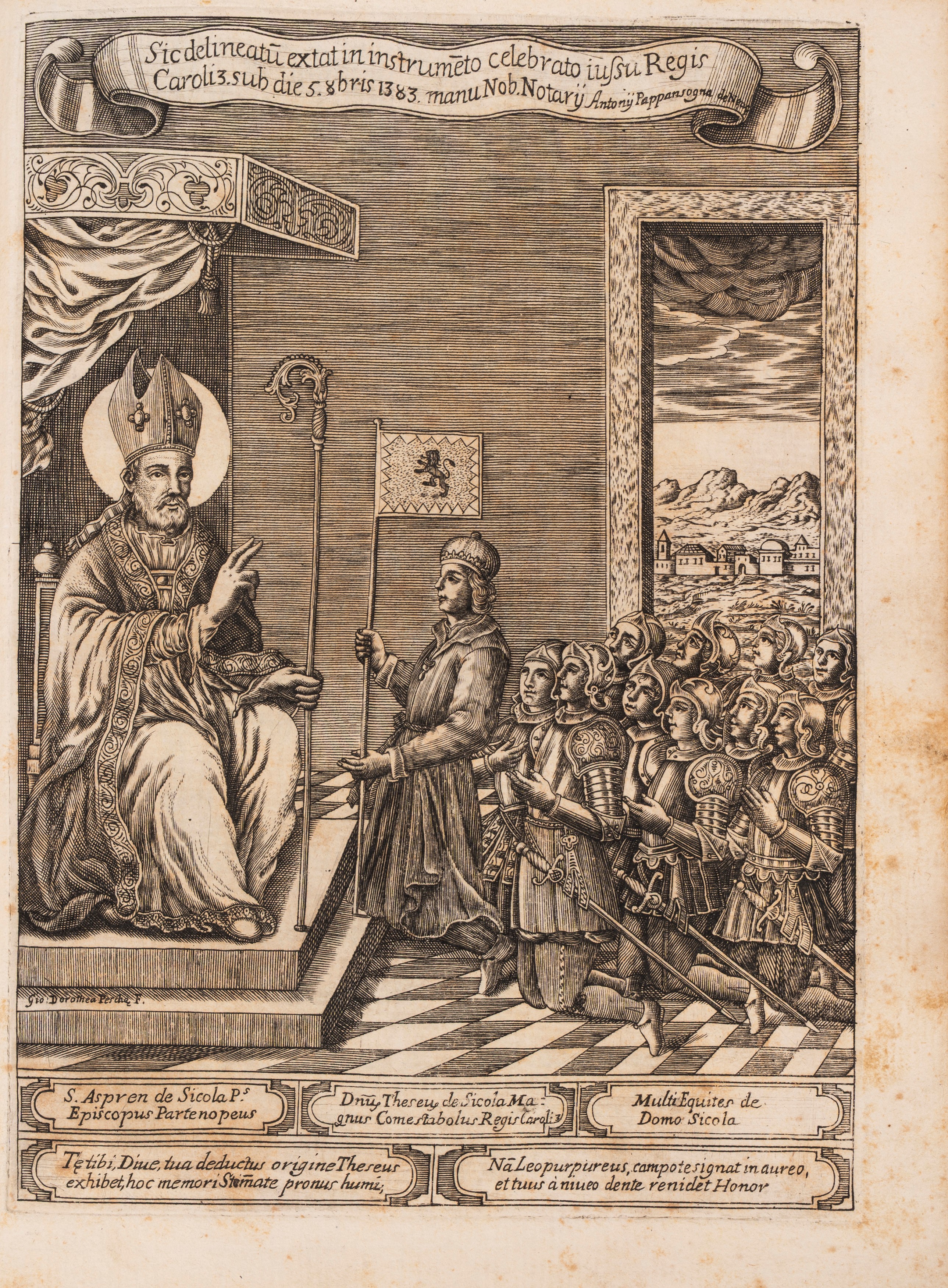 La nobiltà gloriosa nella vita di S. Aspreno Primo christiano e primo vescovo della città di Napo...