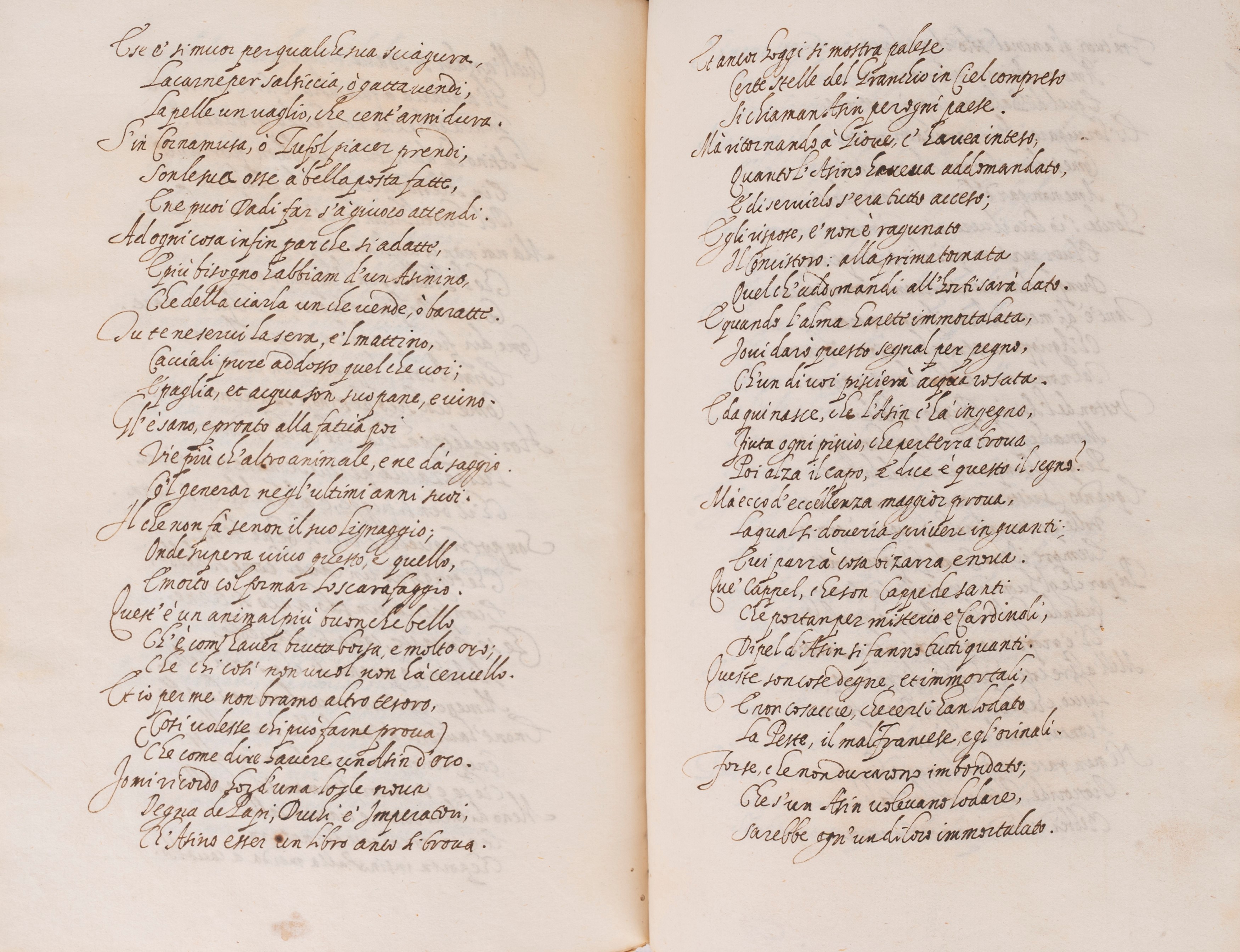 Ragionamento sovra del asino