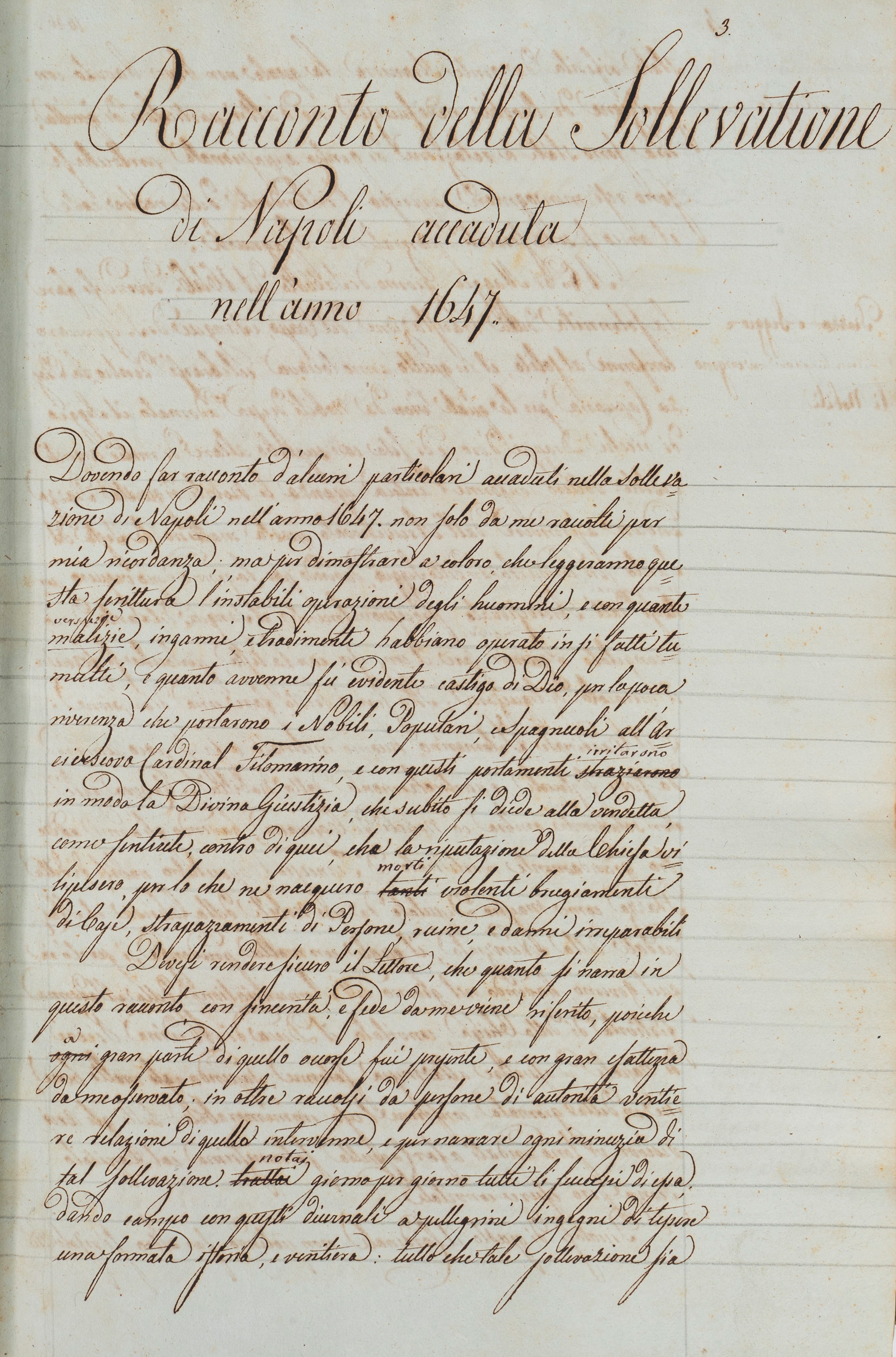 Cronache di Mas'Aniello del 1647