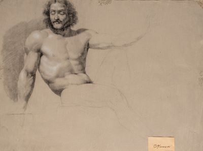 Nudo Virile Seduto