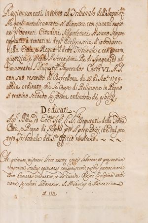 Ragionamenti intorno al Tribunale dell'Inquisizione