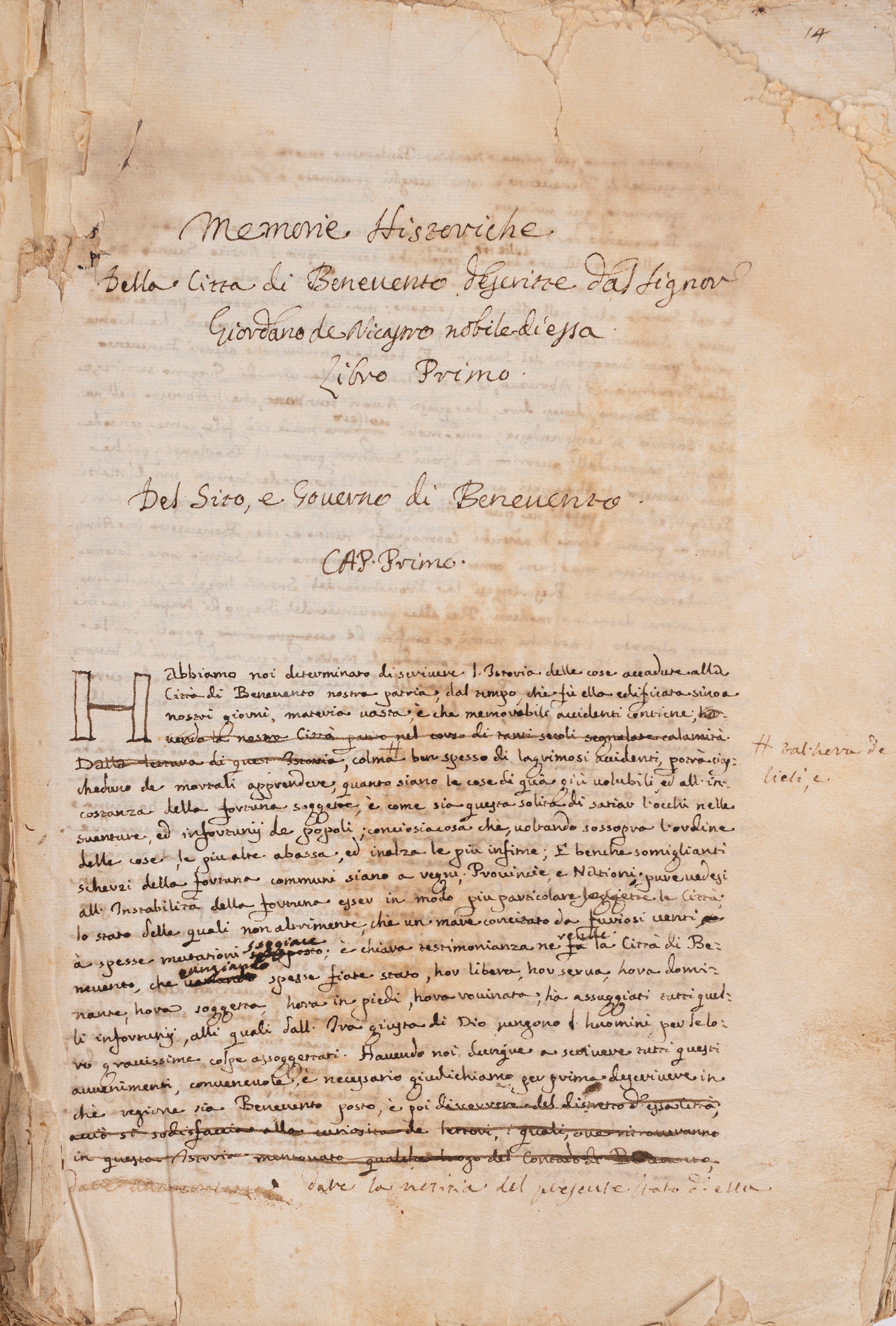 Memorie historiche della Città di Benevento