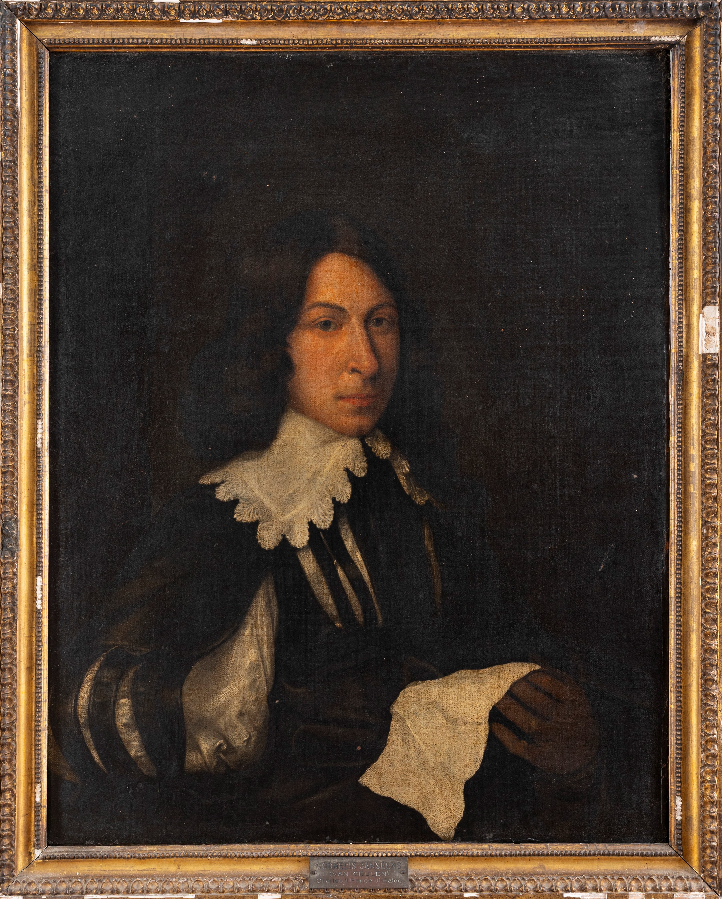 Scuola Olandese, Secolo XVII - Scuola olandese del XVII secolo, Ritratto di John Evelyn, olio su ...
