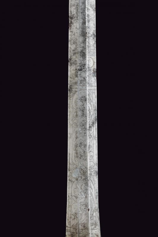 Spadino gentilizio a decoro diamantato