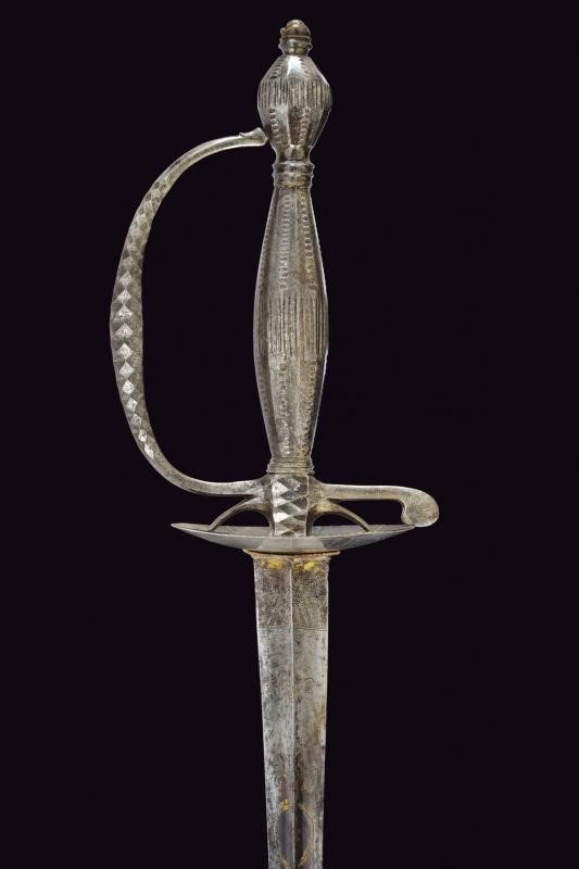 Spadino gentilizio a decoro diamantato