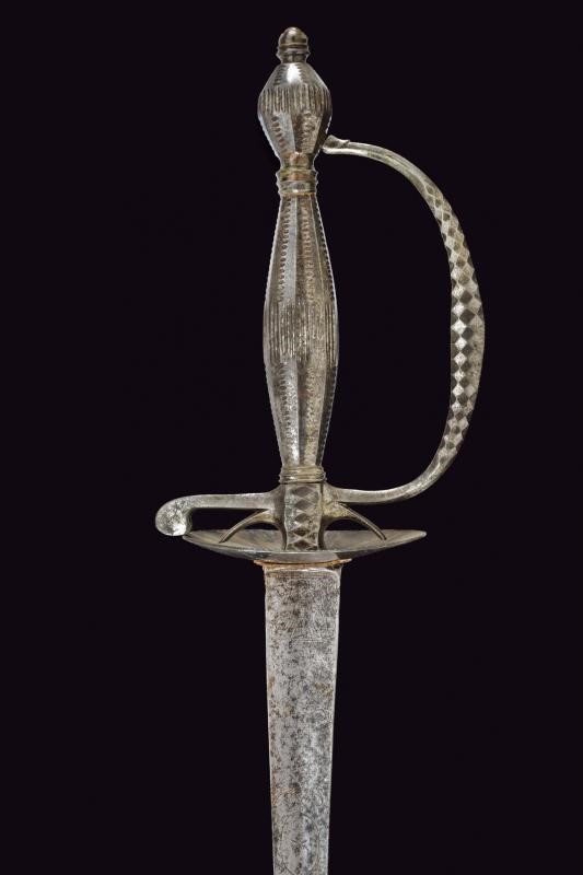 Spadino gentilizio a decoro diamantato