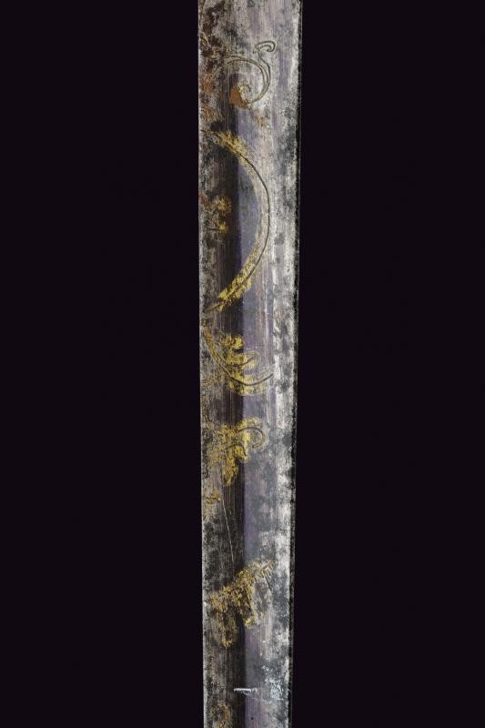 Spadino gentilizio a decoro diamantato