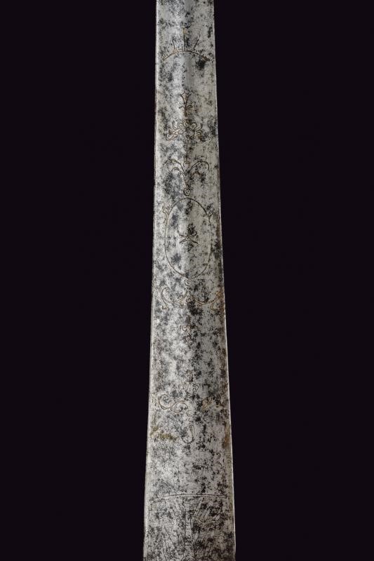 Spadino gentilizio a decoro diamantato