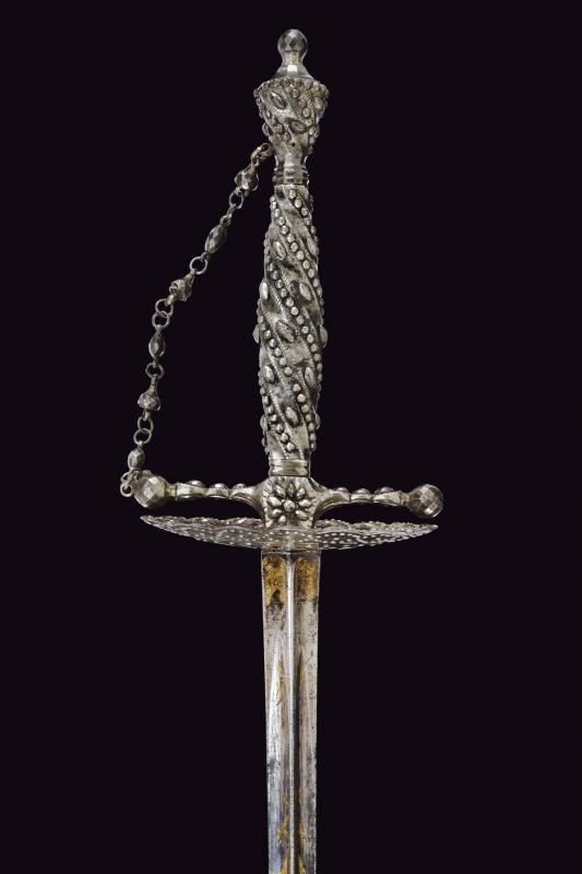 Spadino gentilizio a decoro diamantato