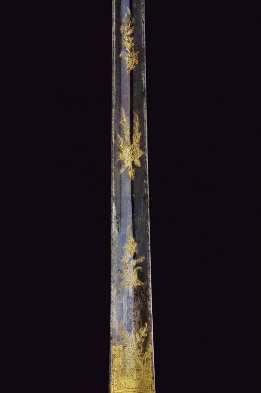 Spadino gentilizio a decoro diamantato