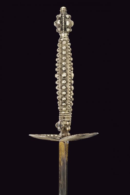 Spadino gentilizio a decoro diamantato