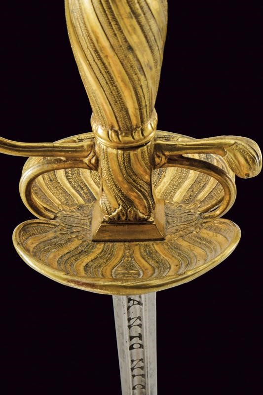 Bello spadino con lama di A. Pichinio