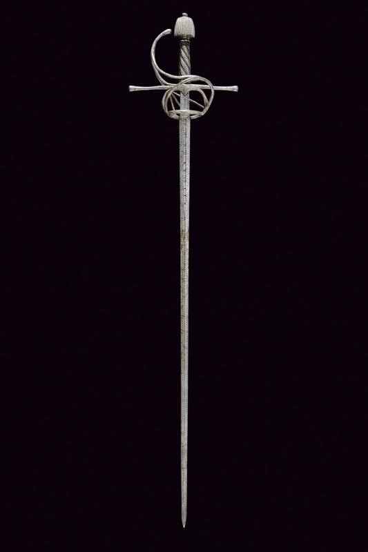 Bella spada da lato a due ponti di Caino