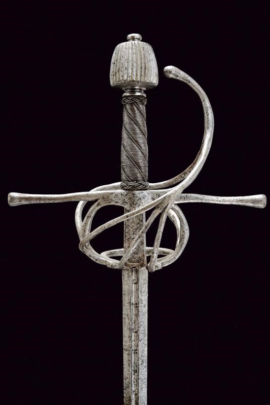 Bella spada da lato a due ponti di Caino