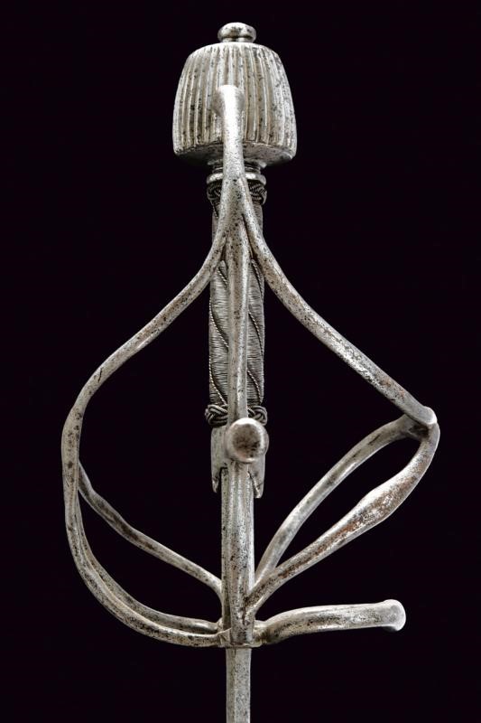 Bella spada da lato a due ponti di Caino