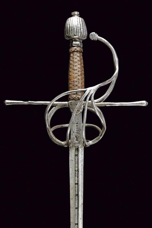 Bella spada da lato a tre ponti di Caino