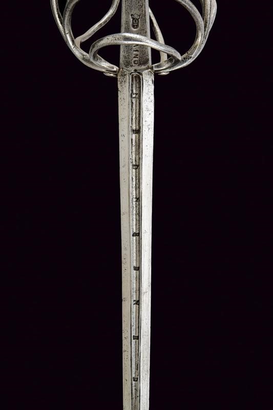 Bella spada da lato a tre ponti di Caino