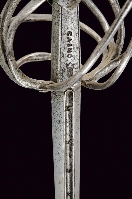 Bella spada da lato a tre ponti di Caino