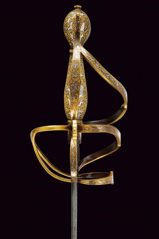 Eccezionale striscia di storicismo con fornimento di qualità eccelsa