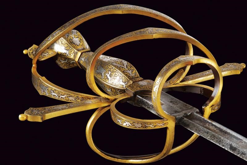 Eccezionale striscia di storicismo con fornimento di qualità eccelsa