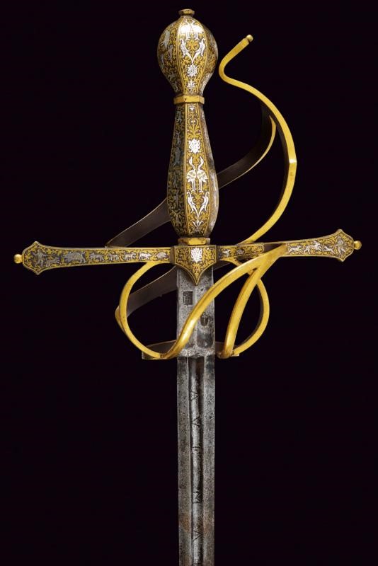 Eccezionale striscia di storicismo con fornimento di qualità eccelsa