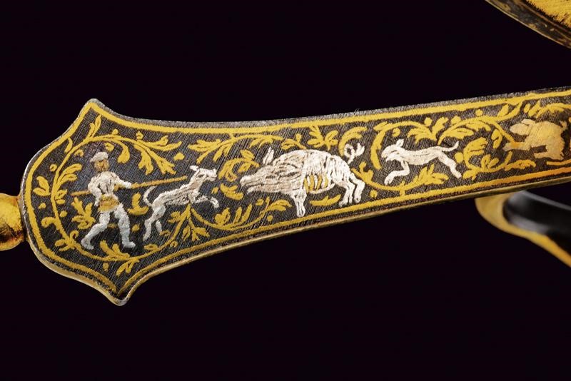 Eccezionale striscia di storicismo con fornimento di qualità eccelsa