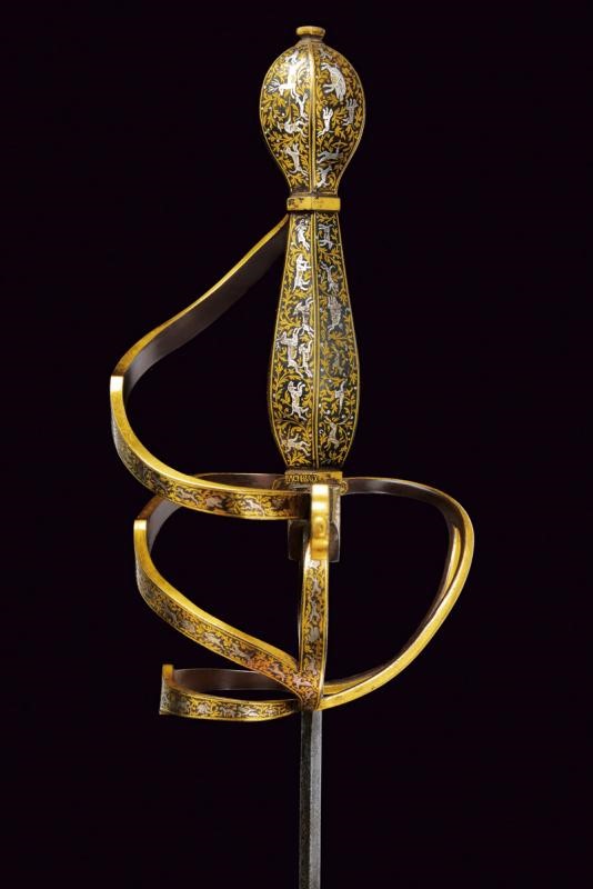 Eccezionale striscia di storicismo con fornimento di qualità eccelsa