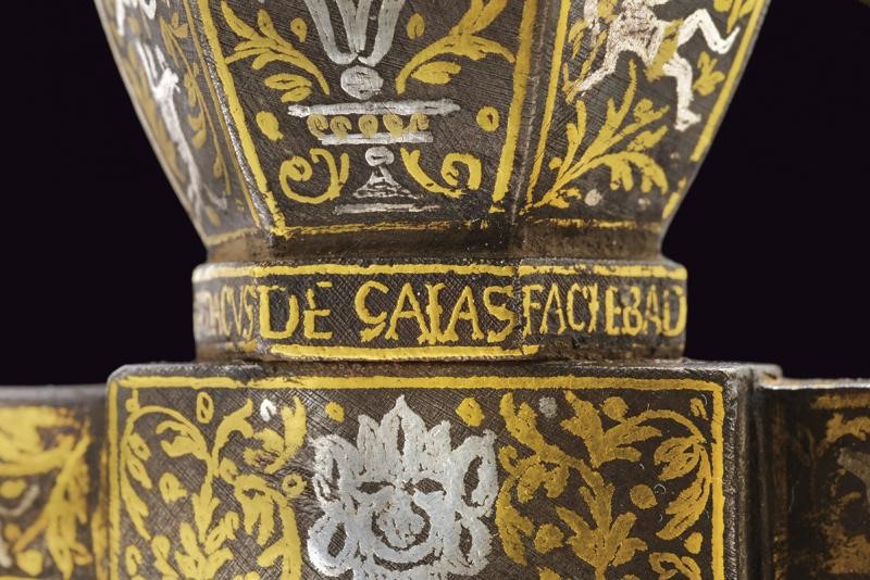 Eccezionale striscia di storicismo con fornimento di qualità eccelsa