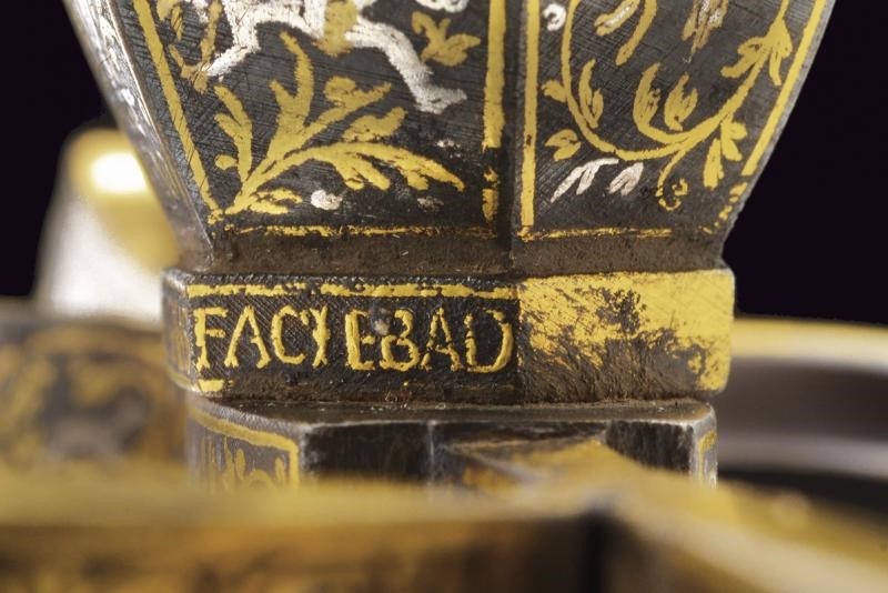 Eccezionale striscia di storicismo con fornimento di qualità eccelsa