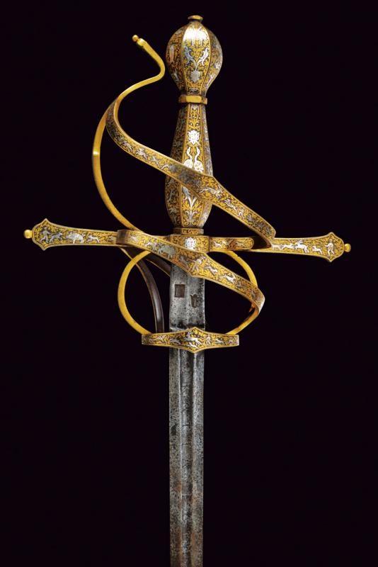 Eccezionale striscia di storicismo con fornimento di qualità eccelsa