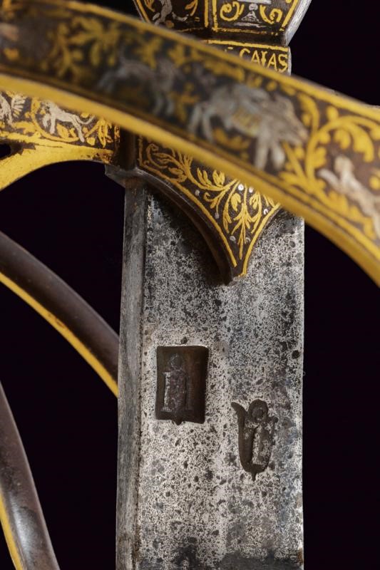 Eccezionale striscia di storicismo con fornimento di qualità eccelsa