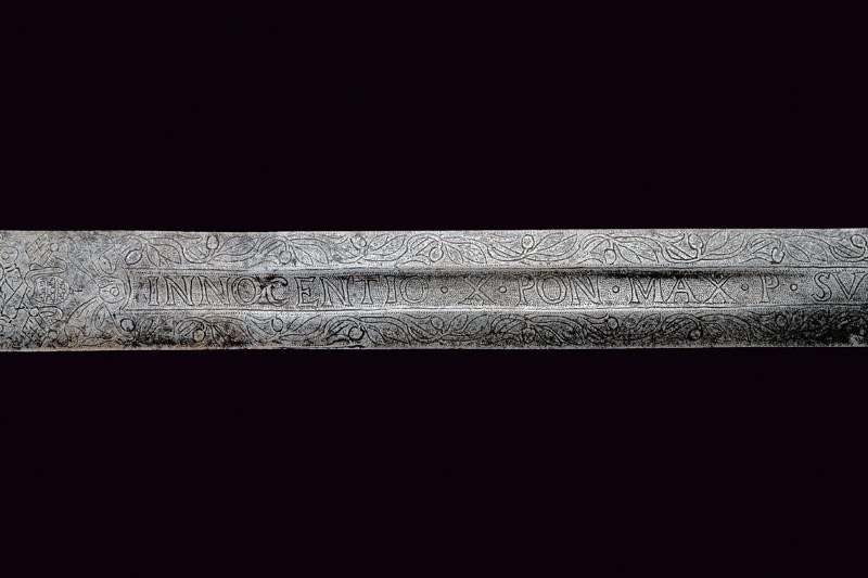 Lama dello Stocco Benedetto destinato da papa Innocenzo X a Giovanni II Casimiro Vasa