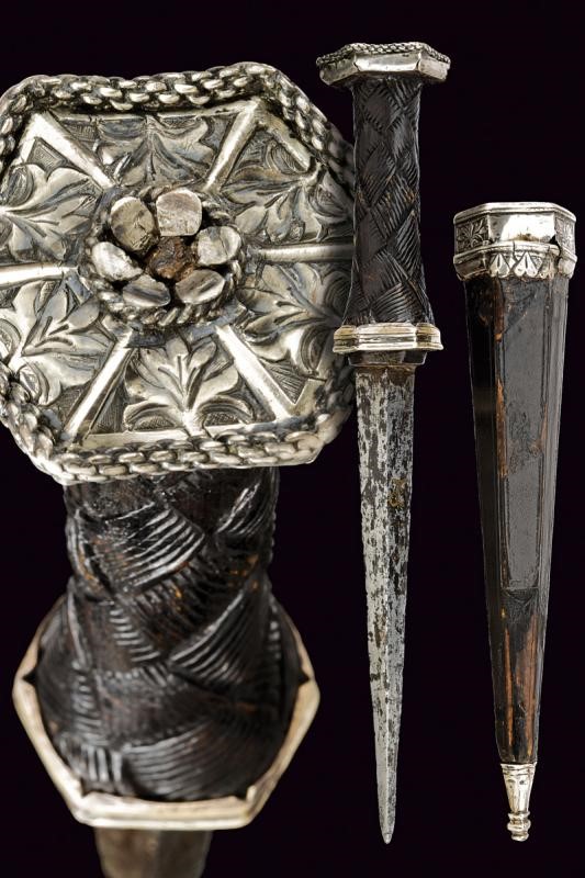 A rare rondel dagger with scabbard about 1480 | Fine Antique Arms and ...