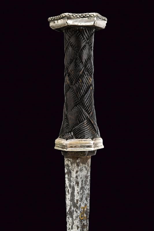 Raro pugnale "Sfondagiaco" con fodero