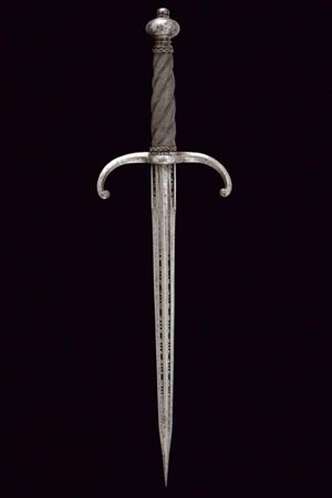 Bella daghetta mano sinistra con lama traforata