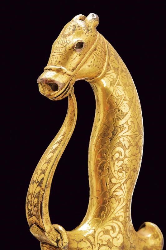 Scimitarra con fornimenti dorati