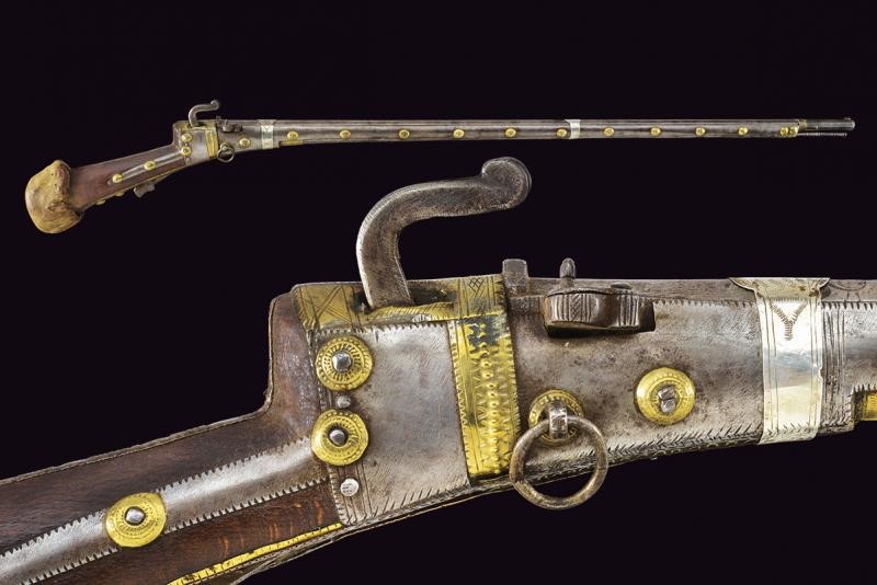 A matchlock gun Mid 19th Century | Fine Antique Arms and Armour from ...