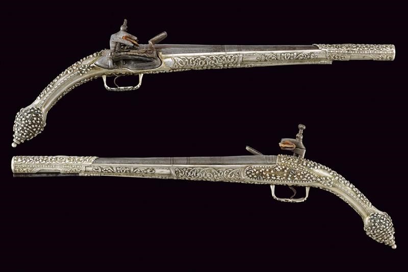 A pair of miquelet lock pistols Early 19th Century | Fine Antique Arms ...