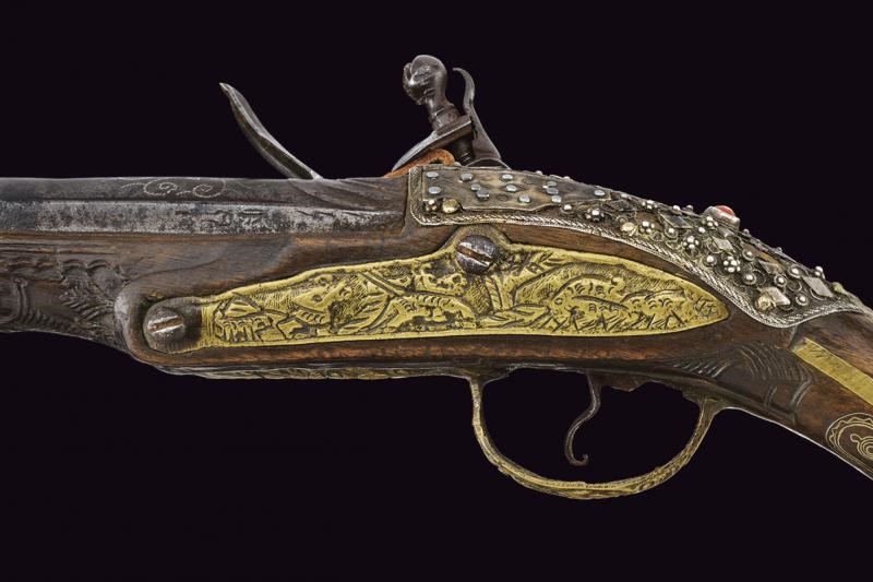 Paio di Pistole a Pietra Focaia in Stile Ali Pasha