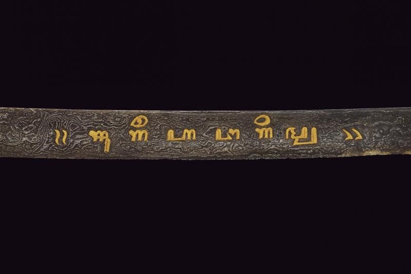 Pedang Lurus con Lama Decorata