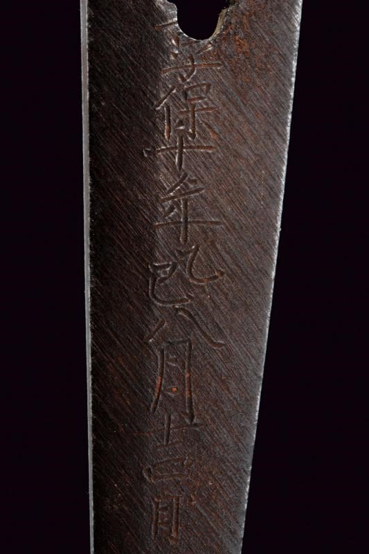 Bel Wakizashi Firmato Izumi No Kami Rai Kane Michi