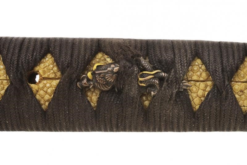 Lotto di Due Tsuka da Wakizashi