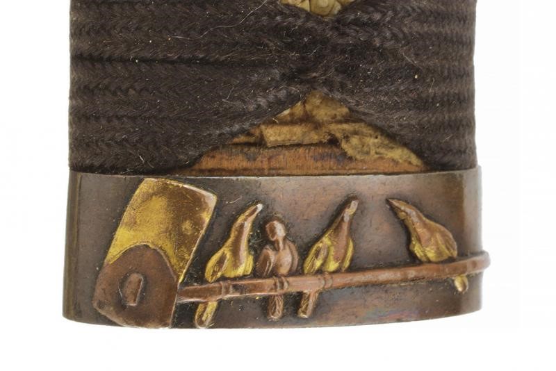 Lotto di Due Tsuka da Wakizashi
