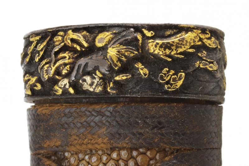 Lotto di Due Tsuka da Wakizashi
