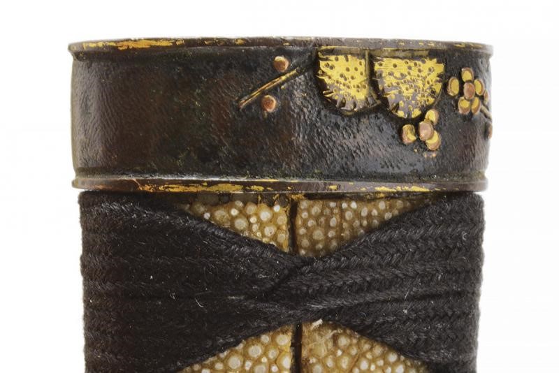 Lotto di Due Tsuka da Wakizashi