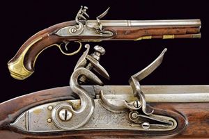 Pistola a pietra focaia di Gill